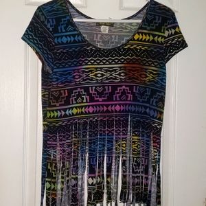 Fringe crop top
